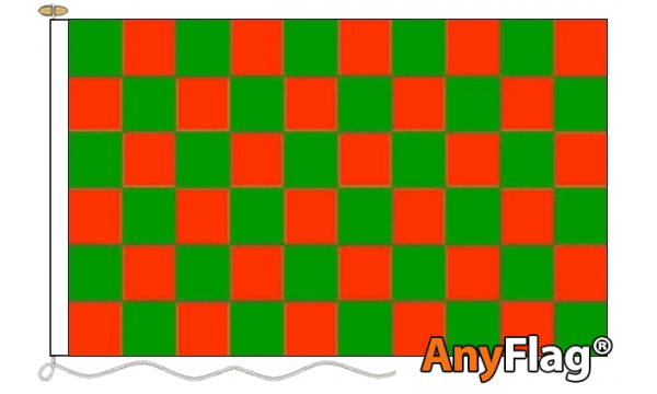 Red and Green Check Custom Printed AnyFlag®